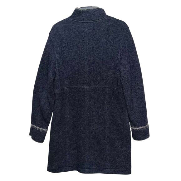 Orvis Wool Coat Knit Vintage Lined Jacket Lambswool - Picture 5 of 12